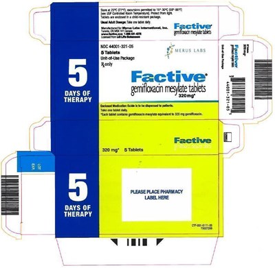 Factive 5 Tablets (Factive 5 Count)